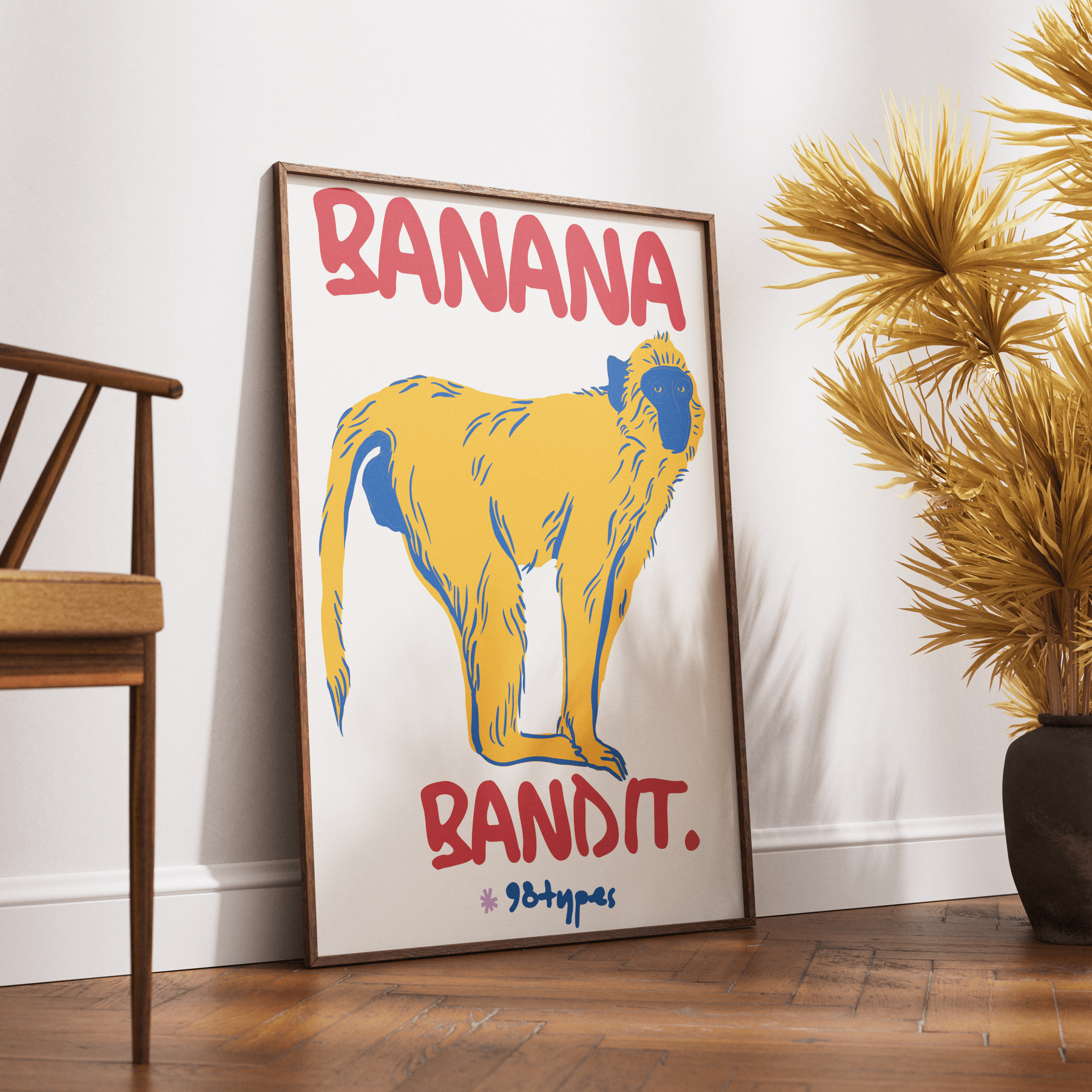 Monkey Aesthetic Posters - 98typesAesthetic Animals Poster