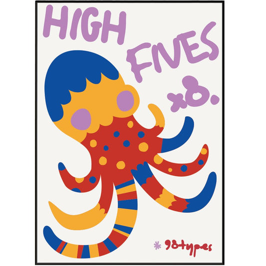 Octopus Aesthetic Posters - 98typesAesthetic Animals Poster