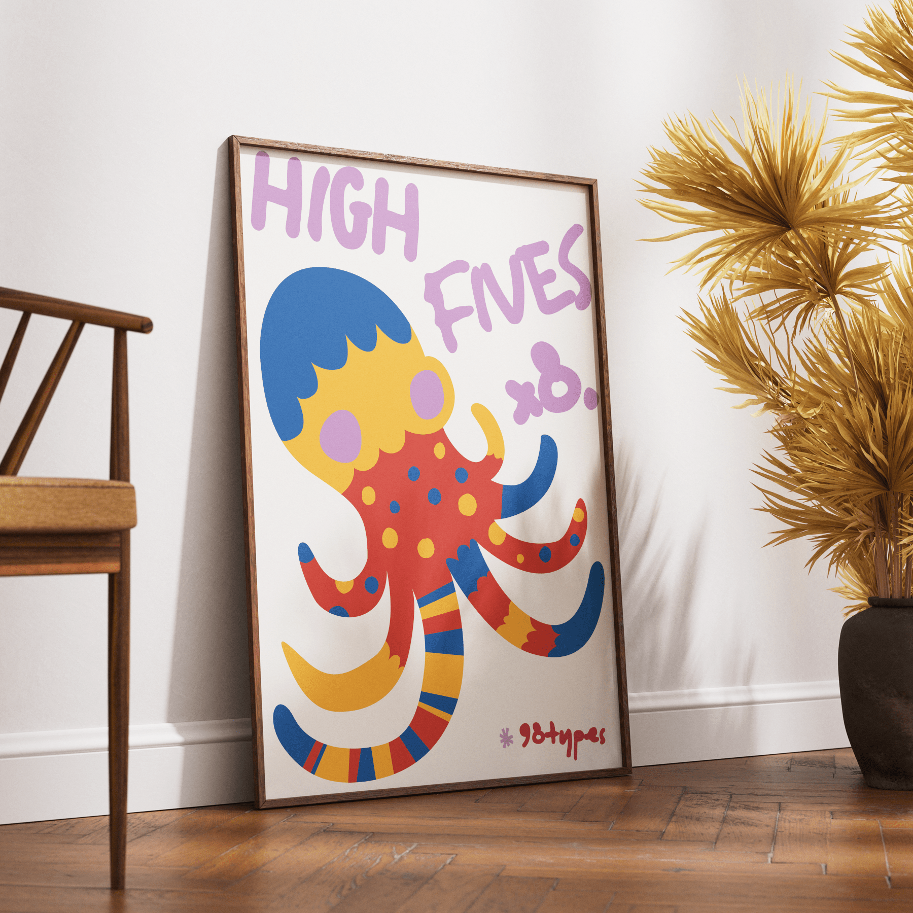 Octopus Aesthetic Posters - 98typesAesthetic Animals Poster