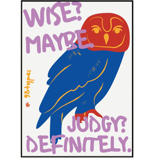Owl 2 Aesthetic Posters - 98typesAesthetic Animals Poster