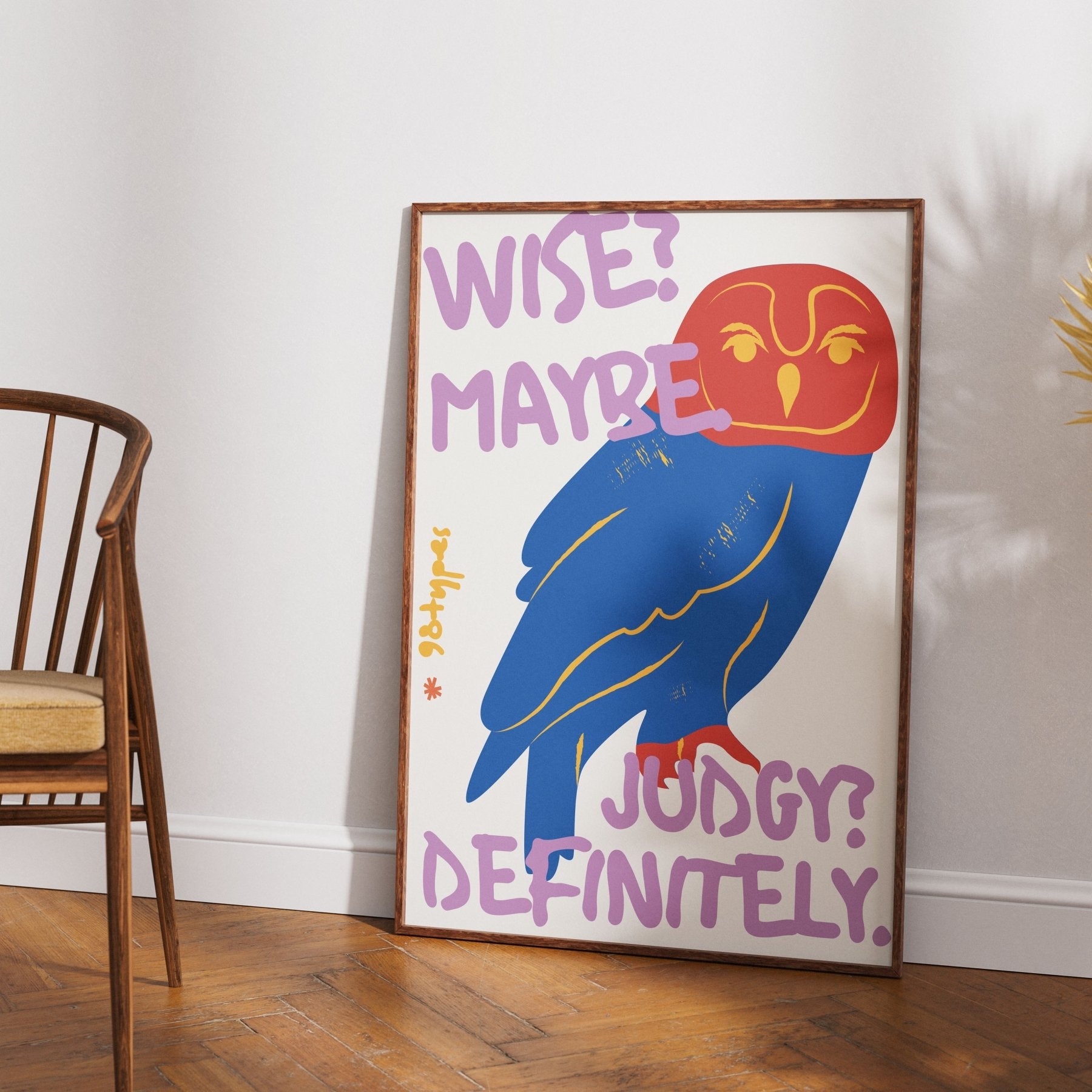 Owl 2 Aesthetic Posters - 98typesAesthetic Animals Poster