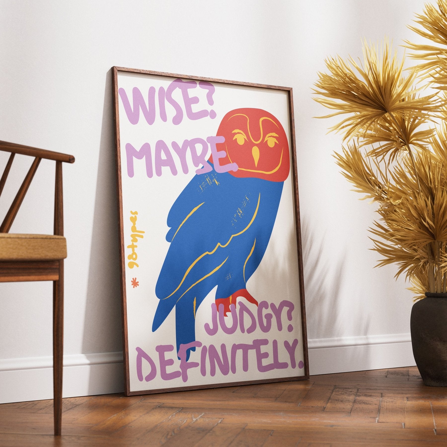 Owl 2 Aesthetic Posters - 98typesAesthetic Animals Poster