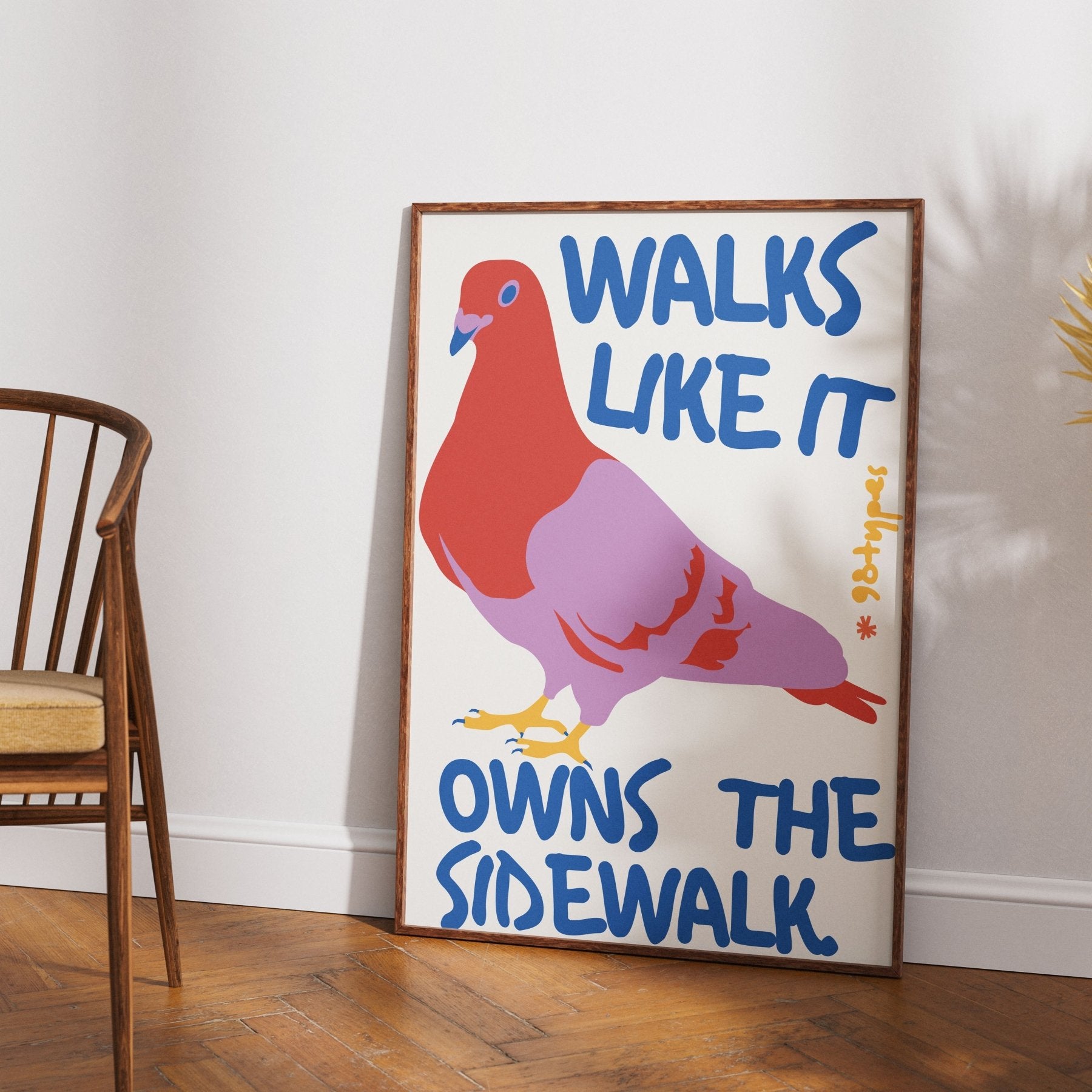 Pigeon 2 Aesthetic Posters - 98typesAesthetic Animals Poster