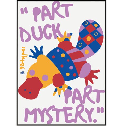 Platypus Aesthetic Posters - 98typesAesthetic Animals Poster