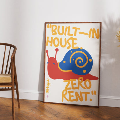 Snail Aesthetic Posters - 98typesAesthetic Animals Poster
