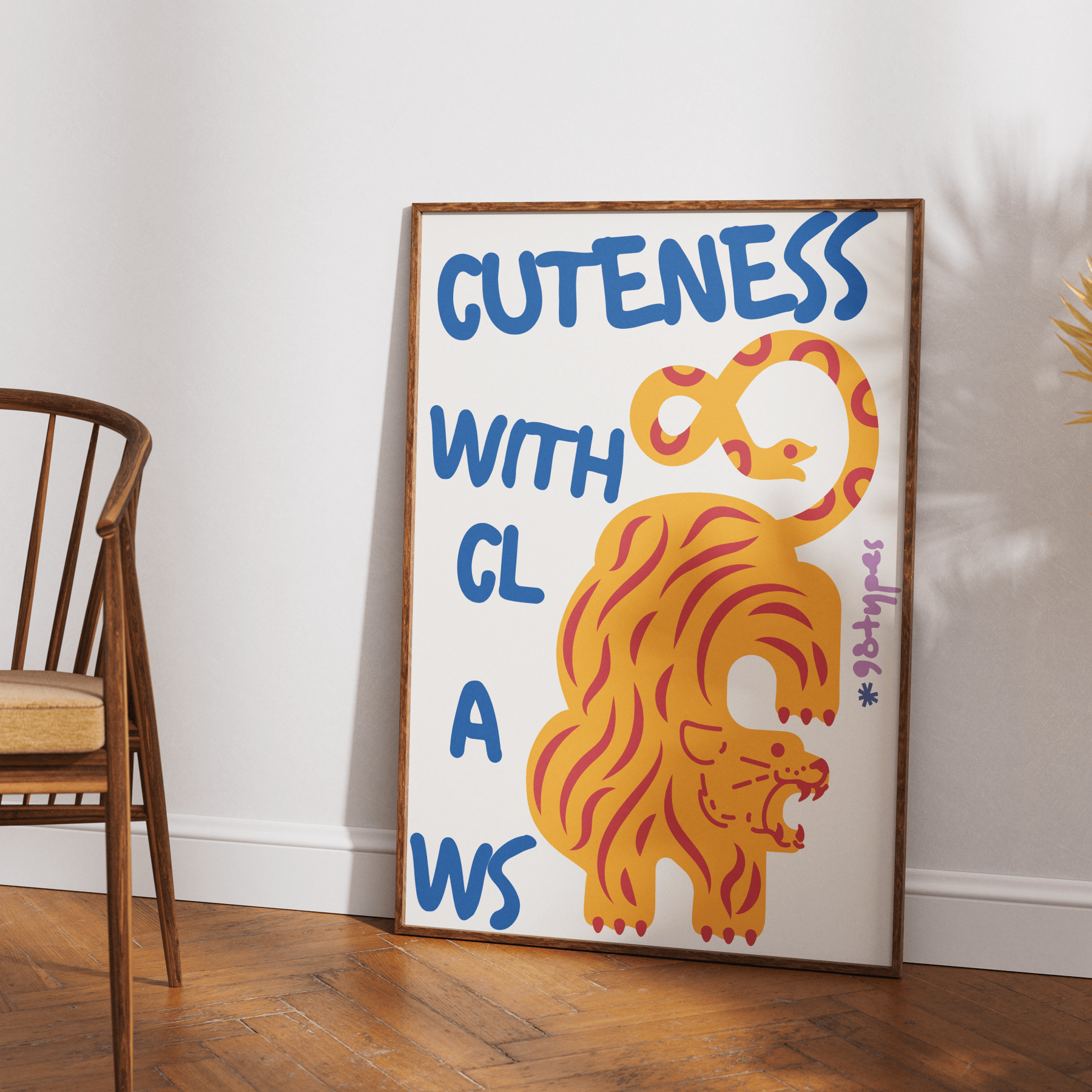 Tiger Aesthetic Posters - 98typesAesthetic Animals Poster