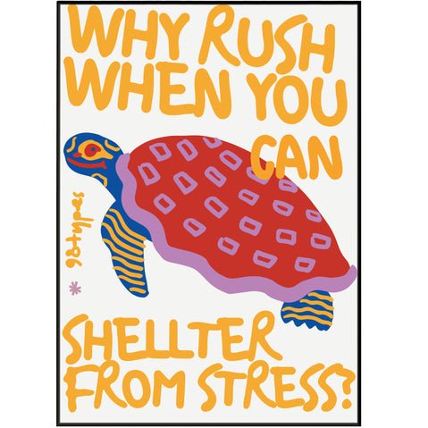 Turtle 2 Aesthetic Posters - 98typesAesthetic Animals Poster