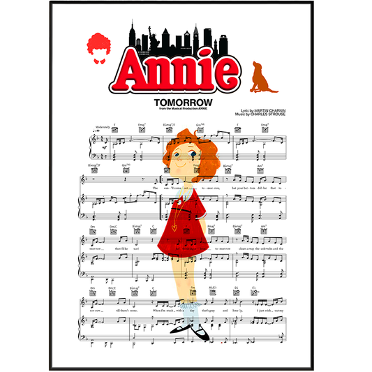Annie Musical - Tomorrow Poster