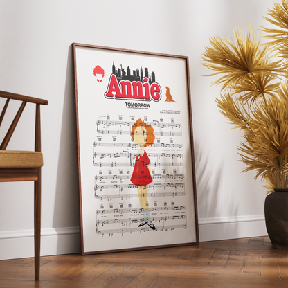 Annie Musical - Tomorrow Poster