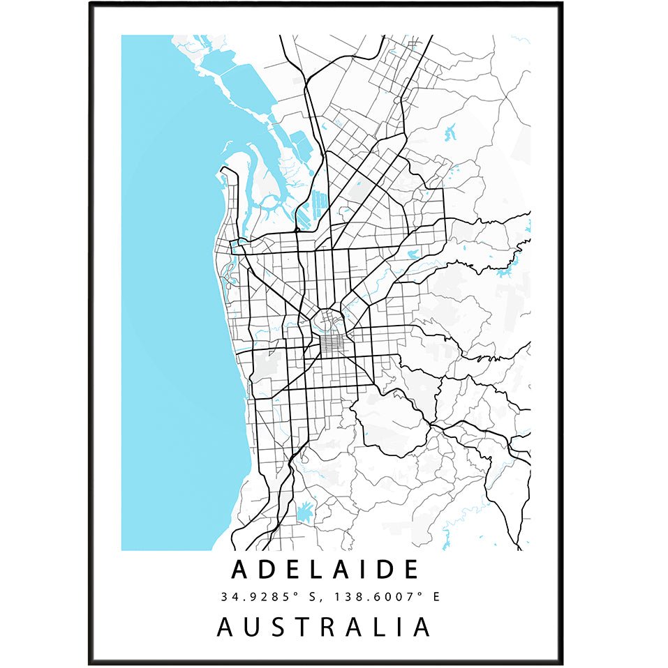 Adelaide City Maps - 98typesAustralia Maps