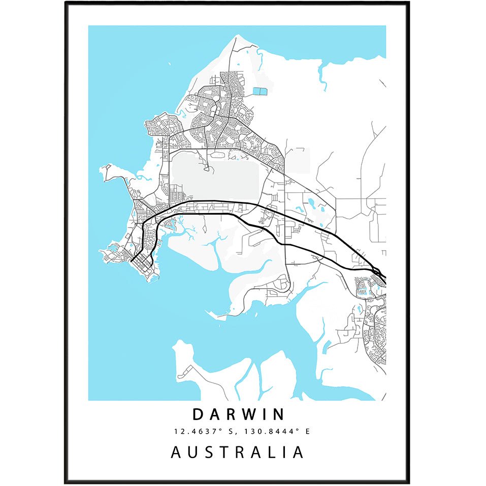 Darwin City Maps - 98typesAustralia Maps