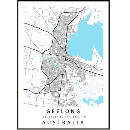 Geelong City Maps - 98typesAustralia Maps