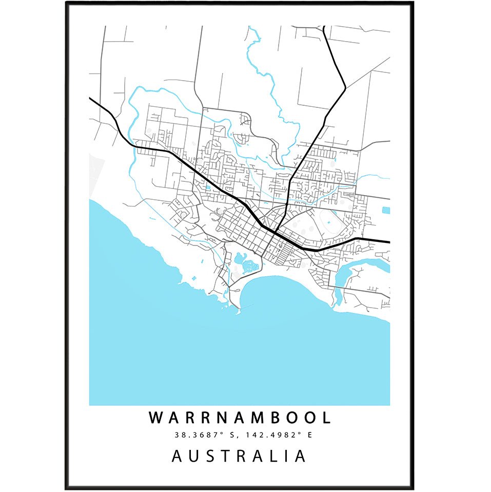 Warrnambool City Maps - 98typesAustralia Maps