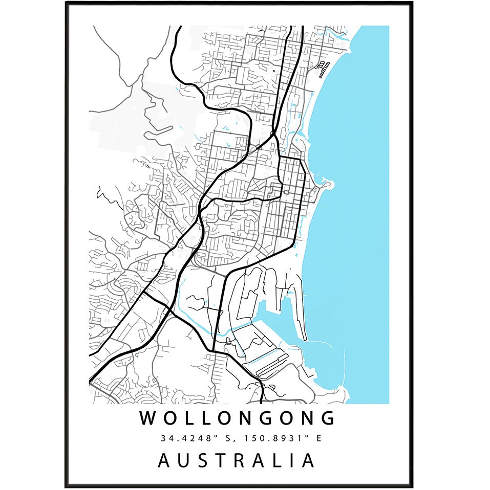 Wollongong City Maps - 98typesAustralia Maps