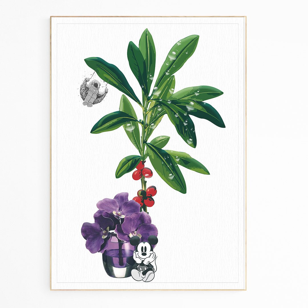Antique Flora Compendium Print - 98typesBotanical Art Prints