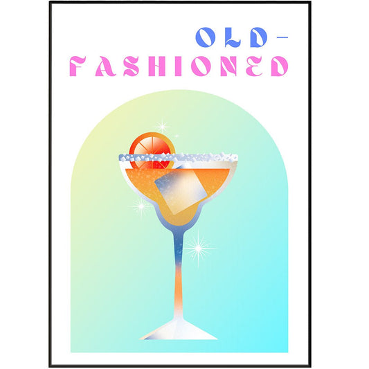 OLD FASHIONED COCKTAIL PRINT - 98typesCocktails