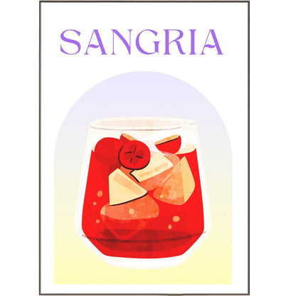 SANGRIA COCKTAIL PRINT - 98typesCocktails