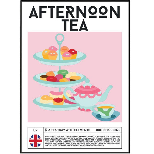 Afternoon Tea Wall Art Posters - 98typesFood Art