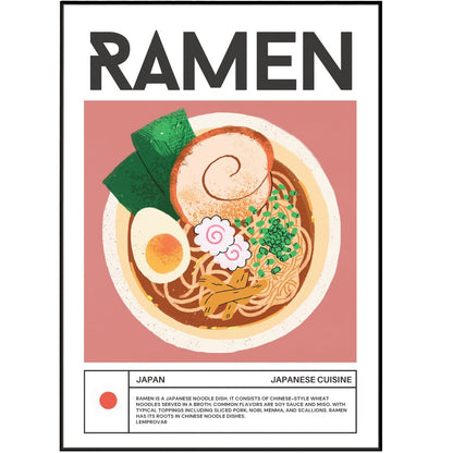 RAMEN Wall Art Poster - 98typesFood Art