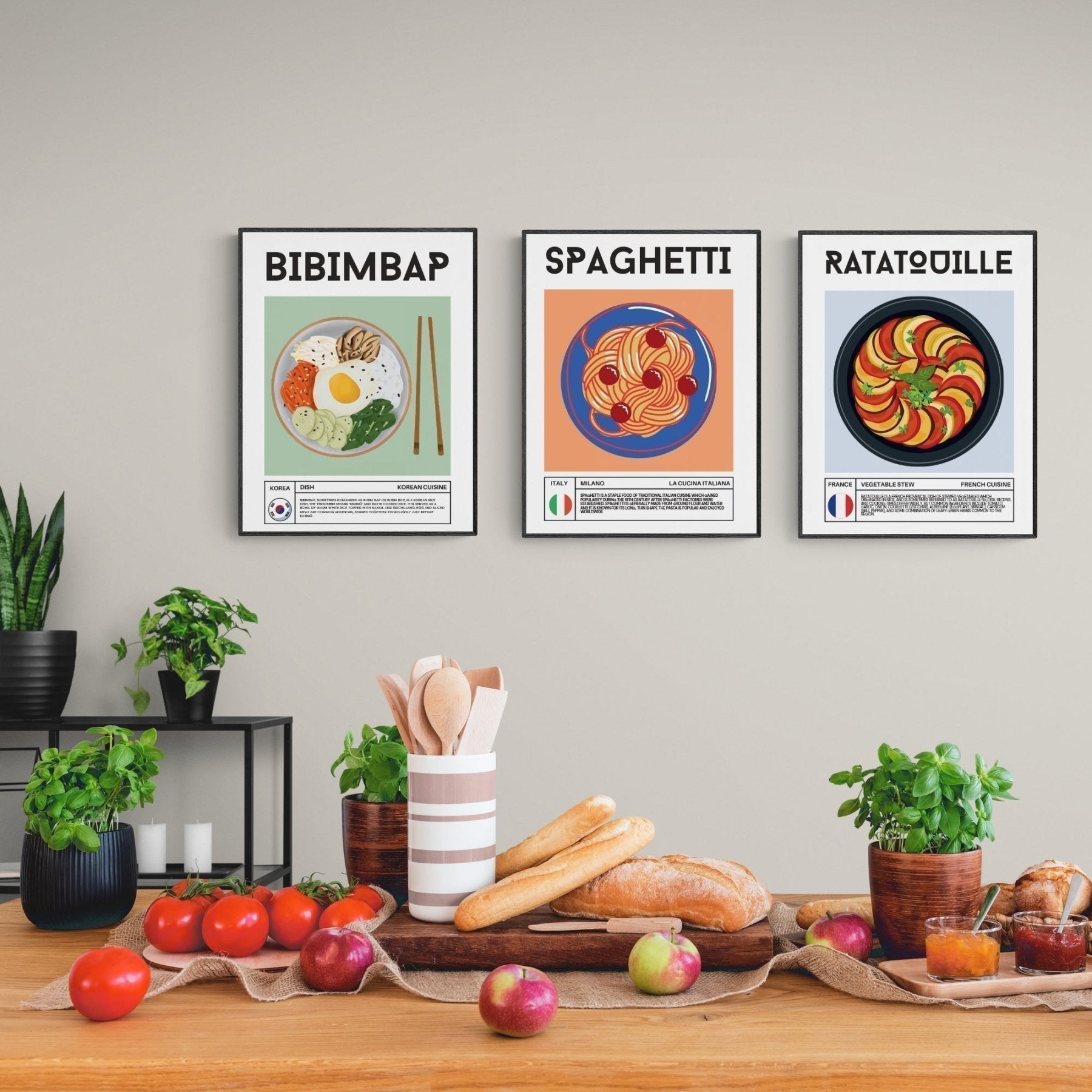 RATATOUILLE Wall Art Poster - 98typesFood Art