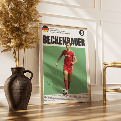 Beckenbauer Football Poster - 98typesFootball Posters