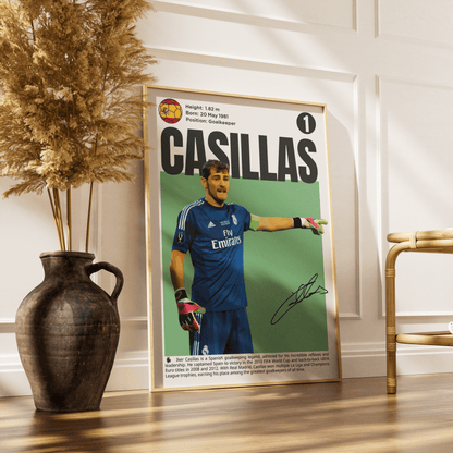 Casillas 3 Football Posters - 98typesFootball Posters