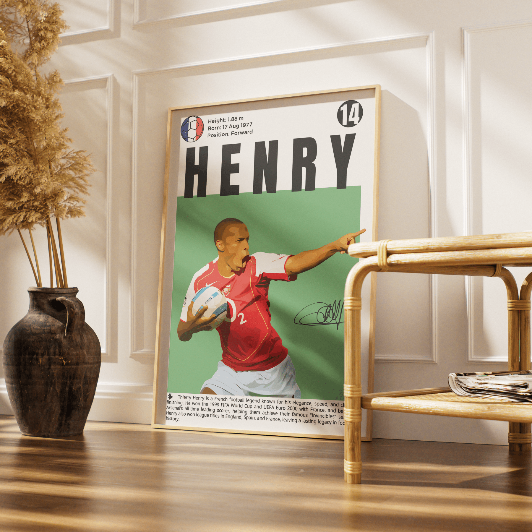 Henry 14 Football Poster - 98typesFootball Posters