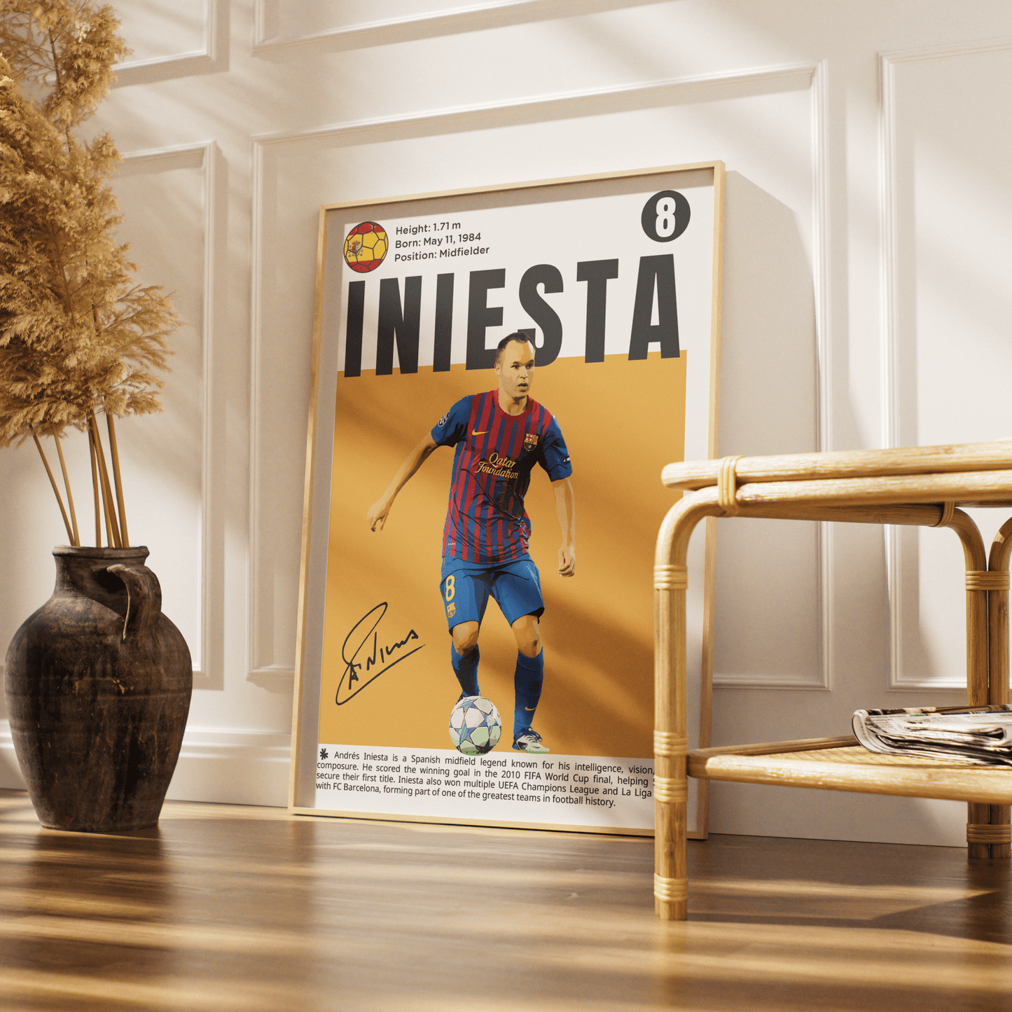 Iniesta Football Posters - 98typesFootball Posters