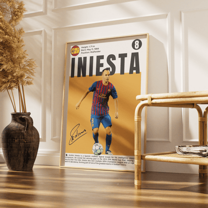 Iniesta Football Posters - 98typesFootball Posters
