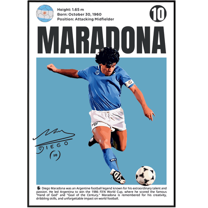 Maradona Football Posters - 98typesFootball Posters