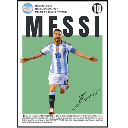 Messi N10 Football Posters - 98typesFootball Posters