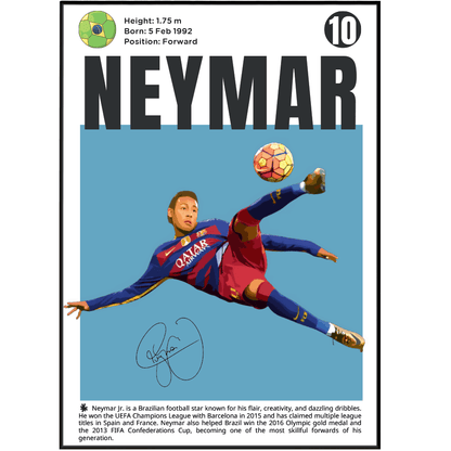 Neymar 10 Football Posters - 98typesFootball Posters