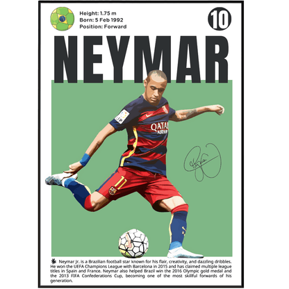 Neymar N10 Football Posters - 98typesFootball Posters
