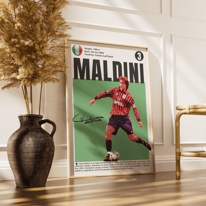 Paolo Maldini Football Posters - 98typesFootball Posters