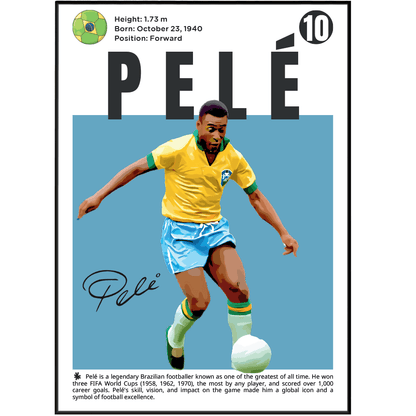 Pelé Football Posters - 98typesFootball Posters