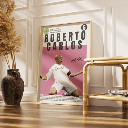 Roberto Carlos N6 Football Posters - 98typesFootball Posters