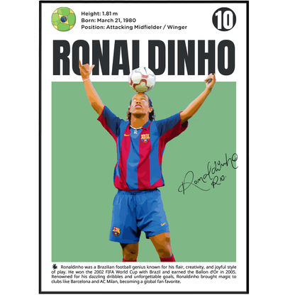 Ronaldinho Football Posters - 98typesFootball Posters