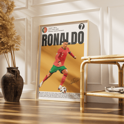 Ronaldo Football Poster - 98typesFootball Posters
