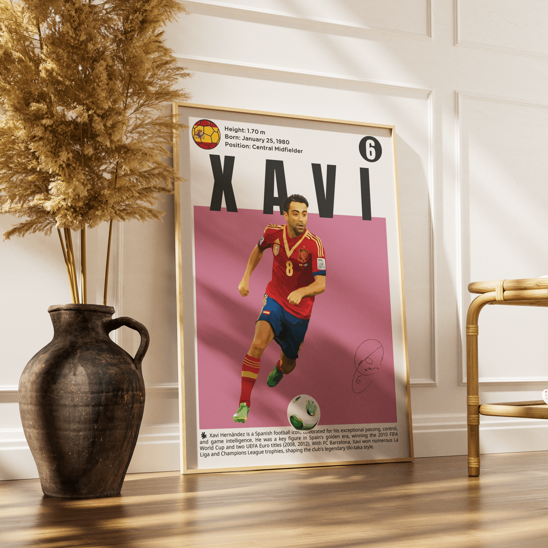 Xavi Hernández Football Posters - 98typesFootball Posters