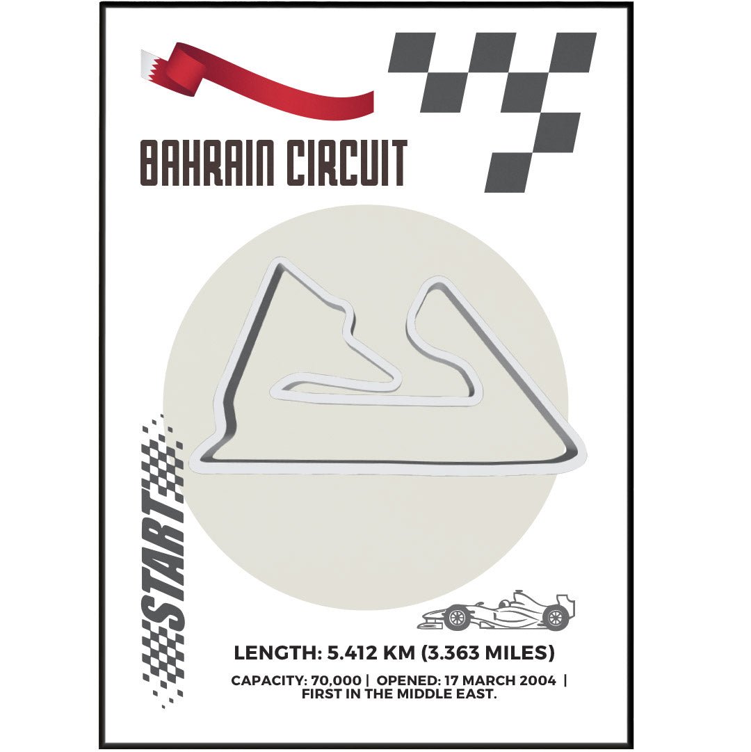 Bahrain Circuit F1 Posters - 98typesFormula One posters