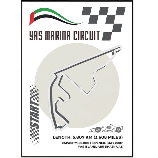 Yas Marina Circuit F1 posters - 98typesFormula One posters