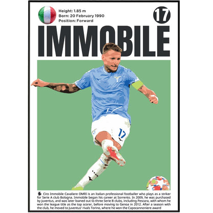 Ciro Immobile Football Posters