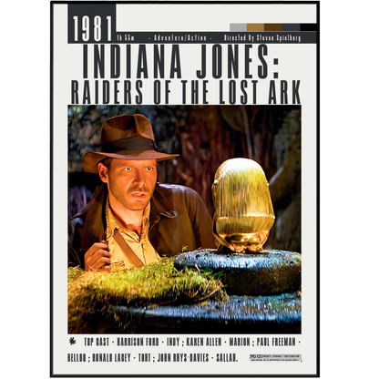 Indiana Jones Raiders of the Lost Ark (1981) Movie Posters