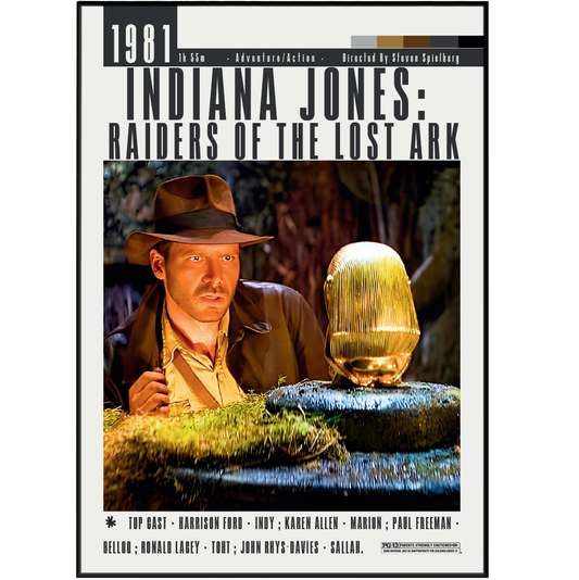 Indiana Jones Raiders of the Lost Ark (1981) Movie Posters