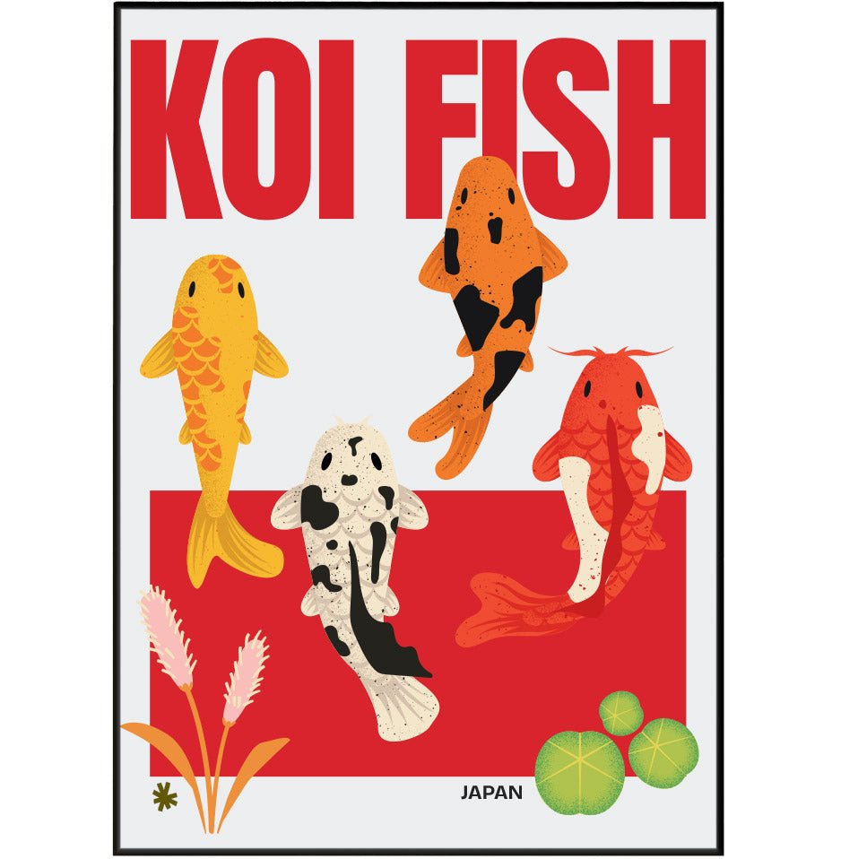 Koi Fish Posters - 98typesJapanese Art Collection
