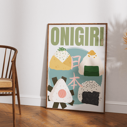 Onigiri Posters - 98typesJapanese Art Collection