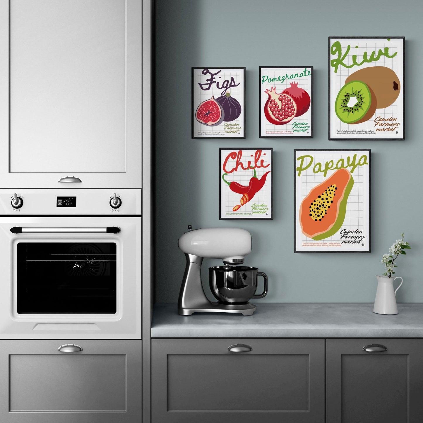 Apple Kitchen wall art Posters - 98typeskitchen Poster Wall Art