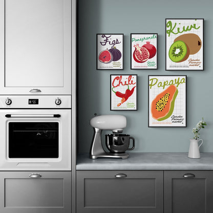 Apple Kitchen wall art Posters - 98typeskitchen Poster Wall Art