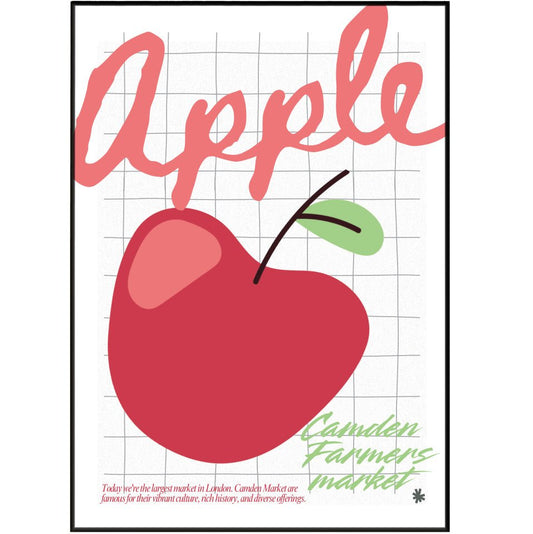 Apple Kitchen wall art Posters - 98typeskitchen Poster Wall Art