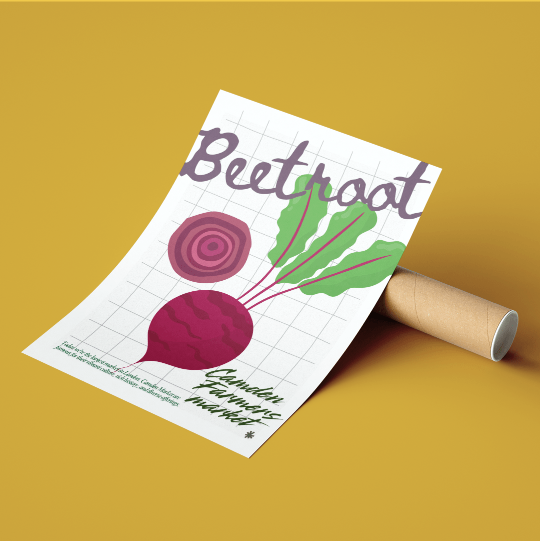 Beetroot Kitchen wall art Posters - 98typeskitchen Poster Wall Art